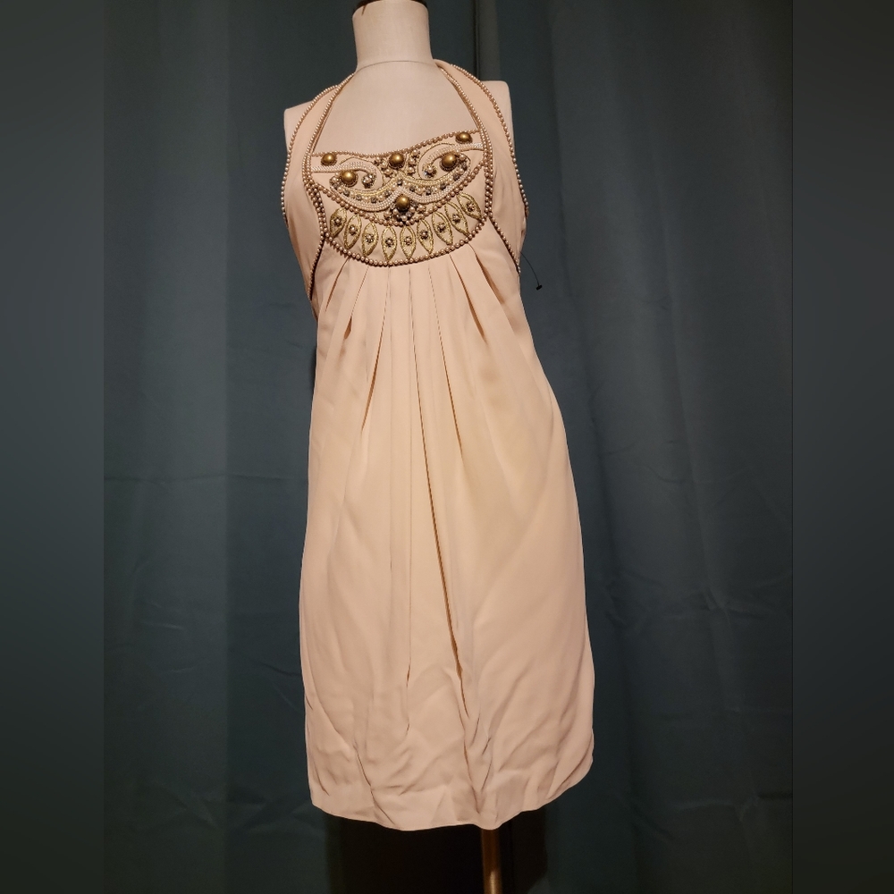Temperley London beaded silk dress